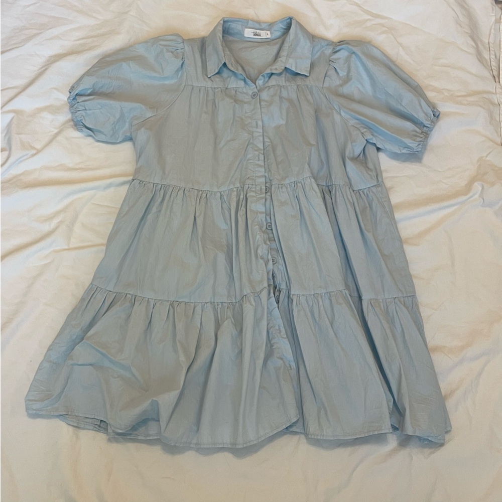 TALULAH Light Blue Mini Dress